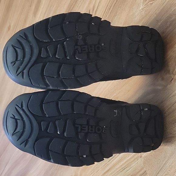 SOREL 'Water Fall' Black Suede Thinsulate Ultra Insulated Boots Women's Sz. 6 - Picture 11 of 13